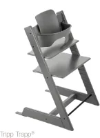 Stokke Tripp Trapp Kinderstoel met Babyset - Storm Grey