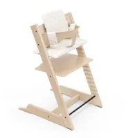 Tripp Trapp® High Chair Bundle Chair + Baby Set + Cushion Natural, Wheat Cream