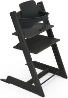 Stokke Tripp Trapp kinderstoel, eikenzwart - inclusief stoel + babyset2 voor kinderen van 6-36 maanden - verstelbaar, ergonomisch en gemakkelijk schoon te maken