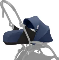 Stokke YOYO 0+ Newborn Pack, Air France Blue - Inclusief matras, uitschuifbare luifel en vijfpuntsgordel - Vereist YOYO-frame (apart verkrijgbaar)