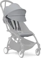 Stokke YOYO 6+ Color Pack, Stone - Alleen textiel: zitkussen, uitschuifbare luifel en achterzak met ritssluiting - Vereist YOYO-frame (apart verkrijgbaar)