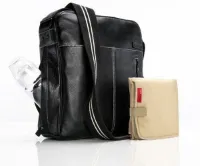 Storksak Luiertas Jamie 31x34x11cm - Zwart