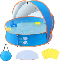 Strandtent baby - Zomeruitje - Baby zonnescherm - UV bescherming - Pop-up strandtent - Baby strandaccessoire - Vakantie met baby - Stranddag met kinderen - Baby schaduwdoek - Draagbare strandtent - Zo