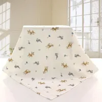 Swaddle XL Hydrofiel doek omslagdoek 120x120 cm - katoen - Hertje konijn