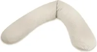 THERALINE voedingskussen Original met een zachte hoes van muslin - Sandy beige