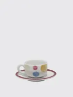 Ceramic Espresso Cup and Saucer Set for Coffee and Tea Unisex -
