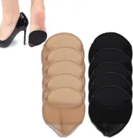 Teentoppers met Vulling Ademende Teenbekleding Halve Sokken - Dames Voorvoetkussens Pad - Soft Topper Cover Protector Sleeve - Herbruikbare Kussens voor Hakken .