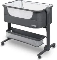 Timon 3in1 Kinderbed 95x55x85 cm 6-traps hoogteverstelling - kinderen tot 9 kg - instelhoek bewegingsfunctie - grote mand - Co Sleeper