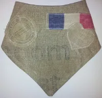 Toetie & Zo Handgemaakte Slabber, bandana PTT Post, slab, slabbetje, kraamcadeau