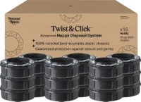 Tommee Tippee Twist & Click luieremmer Navulling - 18 stuks