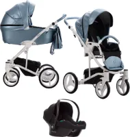 Torino PRO 06 Complete kinderwagen 3 in 1 - inclusief Autostoel - Luiertas - Footcover- Regenhoes