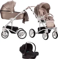 Torino PRO Complete kinderwagen 3 in 1 - inclusief Autostoel - Luiertas - Footcover- Regenhoes