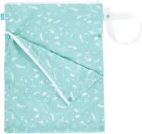 Totsbots - Wet & dry bag - forrest floor - waterdichte en geurdichte tas voor onderweg - wasbare luiers - gerecycelde  petflessen