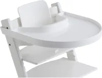Trapp Tafel – geschikt voor alle versies van de Stokke stoel, eenvoudig te monteren, 100% BPA-vrij, wit