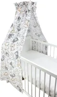 TupTam Baby Hemeltje Bedhemel met Strik, Safari, ca. 160x240 cm