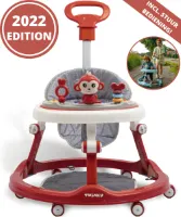 Twinky® Babywalker – Luxe Loopstoel met 3-delige speelset – Loopstoeltje voor Baby inclusief Voetenmat en Steel