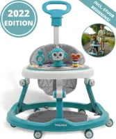 Twinky® Babywalker – Luxe Loopstoel met 3-delige speelset – Loopstoeltje voor Baby inclusief Voetenmat en Steel