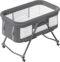 Ubravoo Opvouwbaar Baby Bedje - Babybed - Baby Reisbed - Grab And Go Bed - Verrijdbaar - Incl Wielen - Ideaal Voor Vakantie -