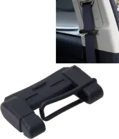 Universele verstelbare autogordel Gesp Plug Beschermhoes Case (zwart)