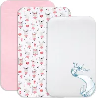 Unyqoos ® Set van Luxe Baby Hoeslakens en Matrasbeschermer voor Optimaal Comfort en Veiligheid