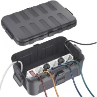 Unyqoos® Weerbestendige elektrische kabelbox voor buiten met waterdichte bescherming