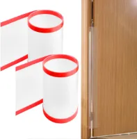 VCRANONR vingerknelbeveiliging deuren met transparante kleur deurknelbeveiliging zelfklevende klembeveiliging voor deuren veiligheidsbescherming vingerknelbeveiliging deuren scharnierzijde voor thuis,