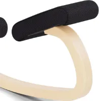 Variable Balance Knee Chair Fabric Black - Natural Lacquered Ash Wood Signs verschoningsmatje met luieretui