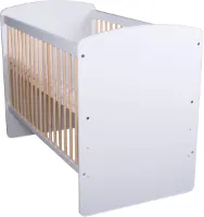 Verstelbaar babybed 120x60 cm met lattenbodem - Veilig en comfortabel kinderbedje