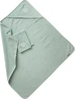 Vertbaudet Badcape + washand Oeko-Tex®