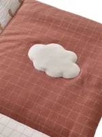 Vertbaudet HAPPY SKY* gewatteerd biologisch katoenen vloermat/boxbodem