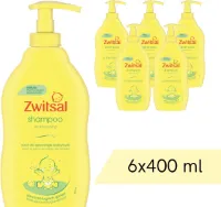 Voordeelverpakking: 6x Zwitsal Shampoo - Pompje - 400 ml