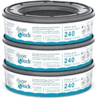 Vullingen voor Luieremmer | 240 Stuks (3-Pack) | Compatibel met Diverse Luieremmers