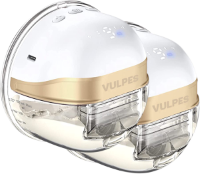 Vulpes BabyCare® Elektrische Draadloze Borstkolf - Handsfree & Draagbaar – BPA-Vrij - 2 Stuks - Incl. 60 moedermelk bewaarzakjes - PRO versie