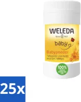 WELEDA - Babypoeder - Baby & Kind Calendula - 20 g - Bulkverpakking - 25 stuks
