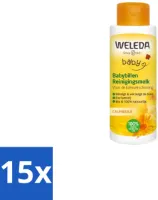 WELEDA - Reinigingsmelk - Babybillen Calendula - 400 ml - Bulkverpakking - 15 stuks