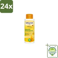 WELEDA - Reinigingsmelk - Babybillen Calendula - 400 ml - Voordeelverpakking - 24 stuks - Babyverzorging - Babybillen