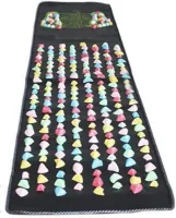 WNHB® Reflexologie Voetmassage Mat - Gekleurde Massagepad 170x35 cm - Stimuleert Bloedcirculatie en Ontspanning