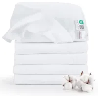 Wasbare Flanellen Luiers 80x80 cm - Multifunctioneel en Absorberend - Zacht en Stevig - Oeko-Tex Getest, 100% Katoen - Set van 5