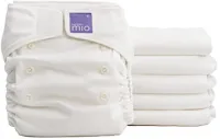 Wasbare alles-in-één luier set - miosolo classic in wit