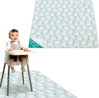 Waterdichte antislip knoeimat voor baby