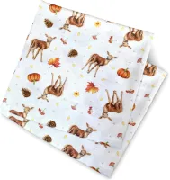 World of Mies hydrofiele doek bamboe - 2 stuks - hertjes - 60x60cm
