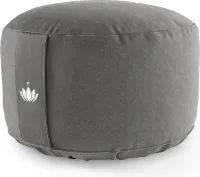Yoga Meditation Cushion Extra High 20 cm Seat Height Washable Cotton Cover - Lotuscrafts - GOTS Certified verschoningsmatje met luieretui