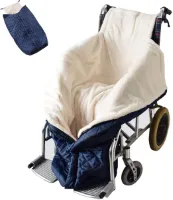 Zachte rolstoel slaapzak - warm en comfortabel - universele maat