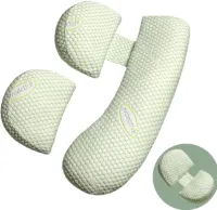 Zijslaapkussen voor Zwangerschap - Verstelbaar Ondersteuningskussen voor Buik, Heupen en Benen