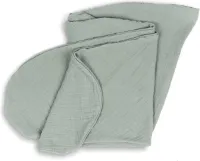 Zwangerschapskussen Superzacht Bio Katoenen Hoes - Comfy Big - Dubbel Gaas Elastische Kussensloop - Verschillende Kleuren Basics - Tetra Green