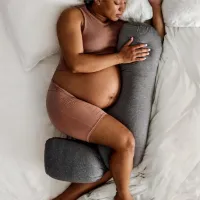 Zwangerschapskussen Verstelbaar Keep-Cool UCL I-vormig Full Body Kussen - Comfortabele Slaap Ondersteuning Buik Heupen Benen Koeling Zwangere Vrouwen