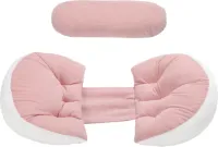 Zwangerschapskussen, borstvoedingskussen, zijslaapkussen, ondersteuning taille, slaapkussen, rug, taille, ondersteuningskussen, wasbare afdekking, beste zwangere moeder