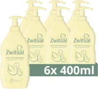 Zwitsal Anti-Klit Shampoo - Baby - prikt niet in de oogjes en helpt het babyhuidje te beschermen - 6 x 400 ml