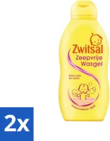 Zwitsal - Babyverzorging - Zeepvrije Wasgel - Zacht & Mild - Voor de Gevoelige Babyhuid - 200 ml - Voordeelverpakking - 2 stuks
