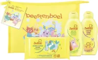 Zwitsal Beestenboel gevulde Toilettas met Zwitsal Anti Klit Shampoo + Zwitsal Zeepvrije Wasgel + Zwitsal Babydoekjes Sensitive ** Zwitsal Cadeau **